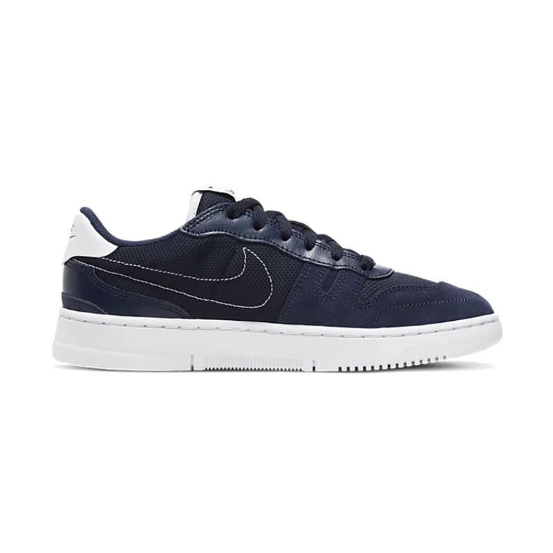 Nike Squash Type Low Top Kids' Skateboarding Shoes Dark Blue Sneakers CJ4119-400