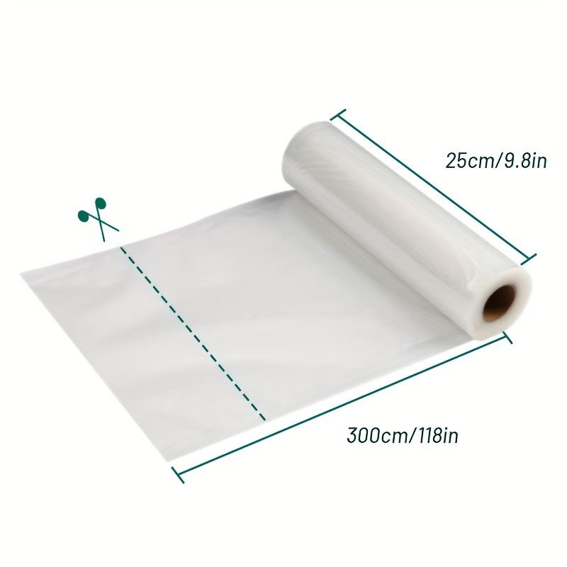 3m/roll vacuum seal bags - durable, BPA-free, tear-resistant, easy-cut. Ideal for sous vide, meal prep, beef storage kitchen