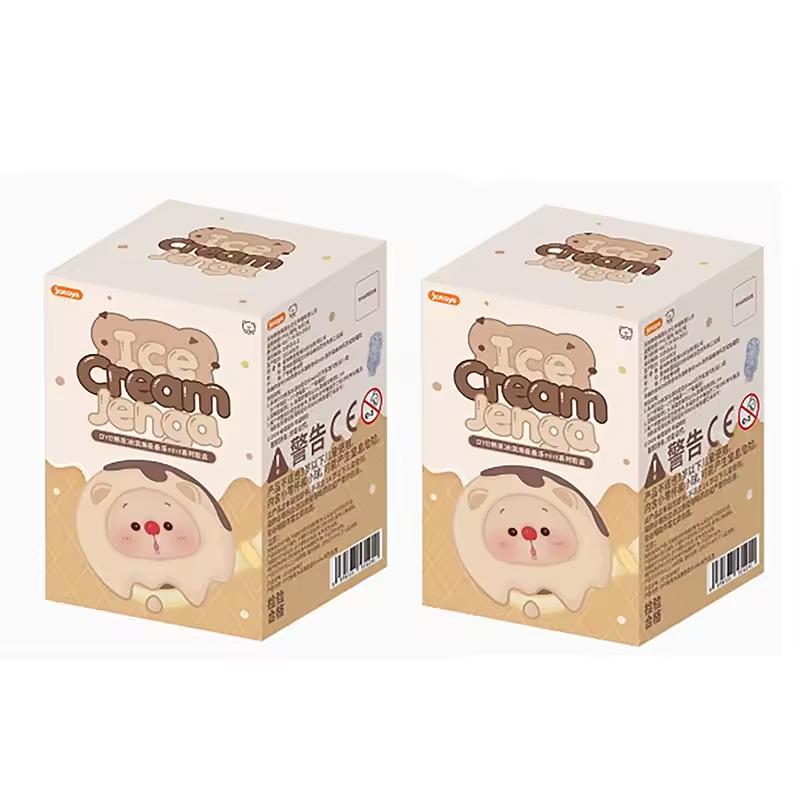 Oyo Bear Cub Ice Cream Series Anniversary Stackable Blind Box Trendy Mini Doll Gift Garage Kit Ornament Kids Gift Toy