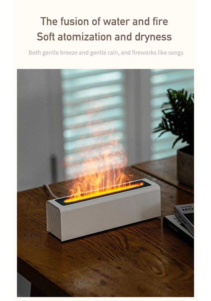 USB Multi-Color Simulated Flame Fragrance Diffuser