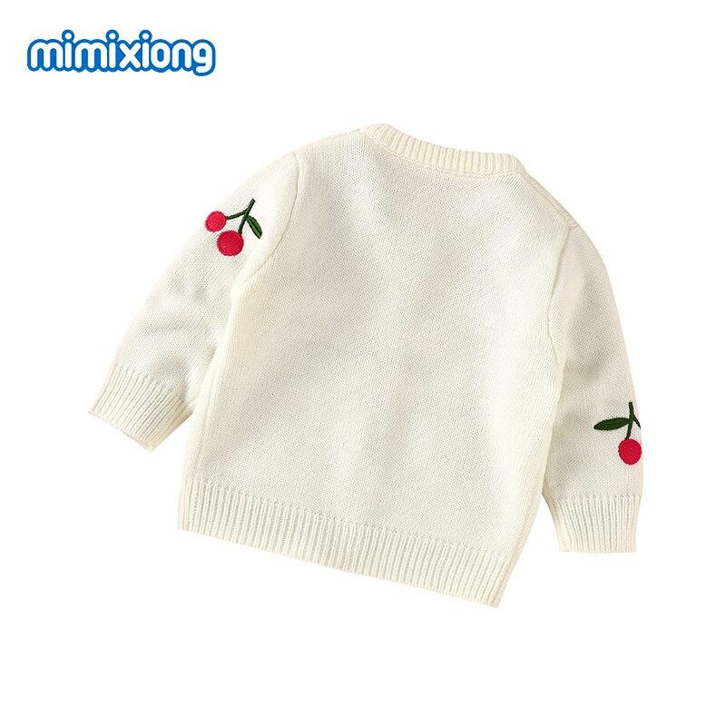 Mädchen Langarm Strickpullover Baumwolle Strickjacke Jacke Baby Kinder Kommunion