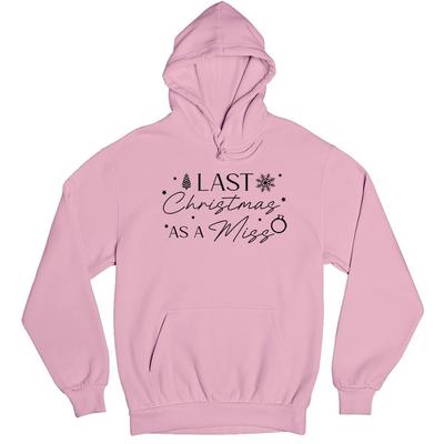 Last Christmas As A Miss Christmas Engagement Holiday Graphic Jumper Men Women