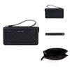 Baellerry Women's Cell Phone Bag Multi-card Slot Long Purse Zipper Coin Purse Fashion Pu Leather Wallet with Lanyard