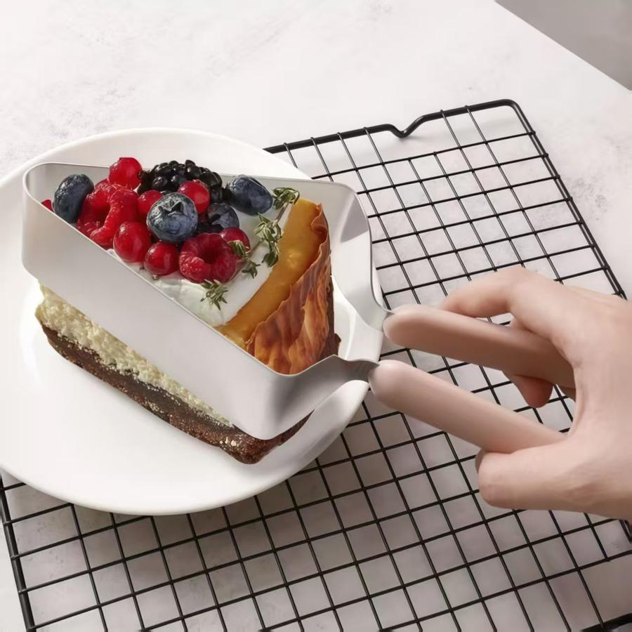 Stainless Steel Cake Slicer Divider Triangular Cake Transfer Tool Cake Clamp Divider