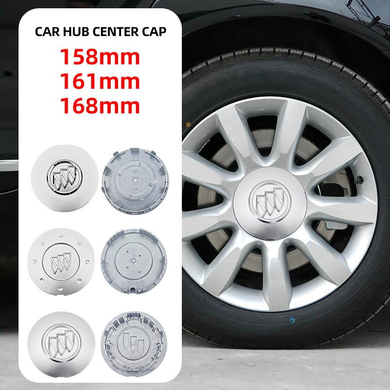158mm 161mm 168mm 4 Pieces Wheel Center Hub Cover Caps Accessories For Buick Regal GL8 Auto Tire Emblem Car Styling