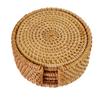 Decorative Kitchen Mat Nonslip Natural Fiber Coaster For Hot Dishes And Drink Slip Resistant Grass Placemat