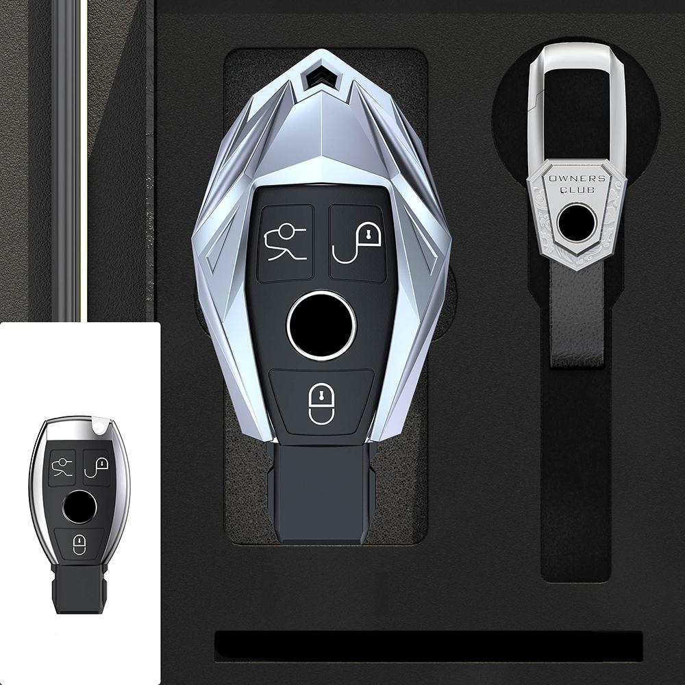 Zinc Alloy Car Key Case For Mercedes Benz E Class W213 W205 E200 E260 E300 E320 Amg Cla Remote Fob Shell Case