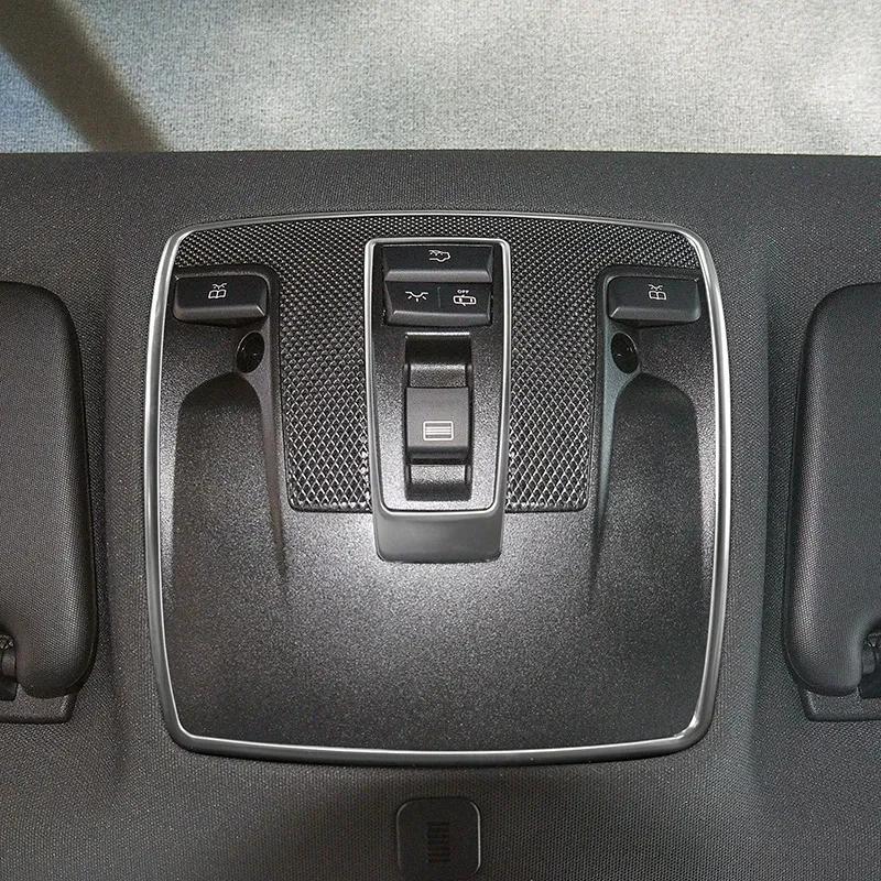Front Reading Light Frame Interior Decoration Trim For Mercedes Benz CLA C117 GLA X156 A B Class W176 W246 2015-18 Car Accesory