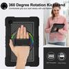 Case For Samsung Galaxy Tab A8 10.5 A9+A11+ Plus 11 A7 Lite 8.7 Tablet Cover Military Shockproof Kids Rotatable Stand Hand Strap