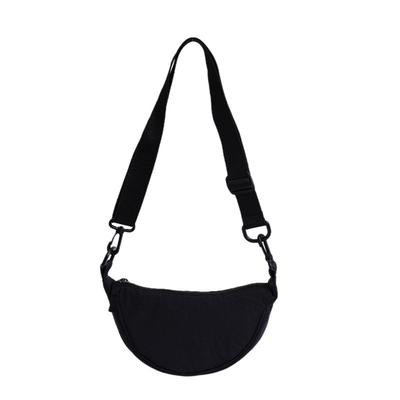 Fashiable Korean Style Nyl Crossbody Bag Handbag Solid Color Mini Dumpling Bag Lightweight Oxford Cloth Shoulder Bag Travel