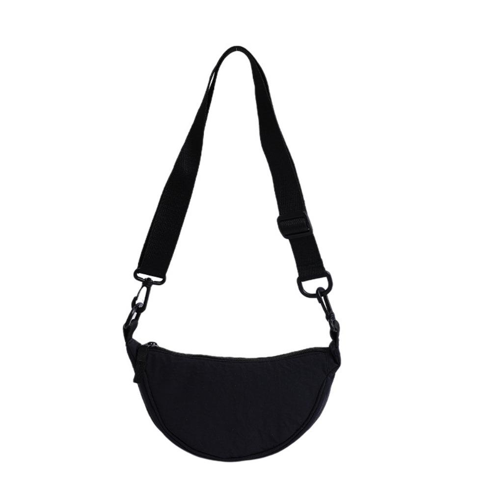 Lightweight Nylon Crossbody Bag Korean Style Oxford Cloth Shoulder Bag Mini Dumpling Bag  Girls