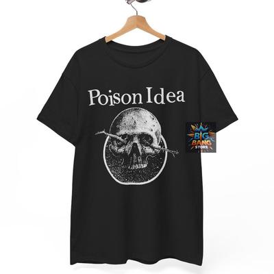 Poison Idea Shirt Punk Hardcore Negative Music Band Rock Roll Punk  , Unisex Tee