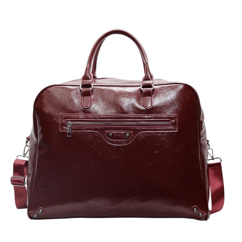 

Сумка для путешествий модная и простая сумка через плечо персонализированная красивая деловая сумка-тоут портативная сумка для ежедневных поездок, спорта, фитнеса красный