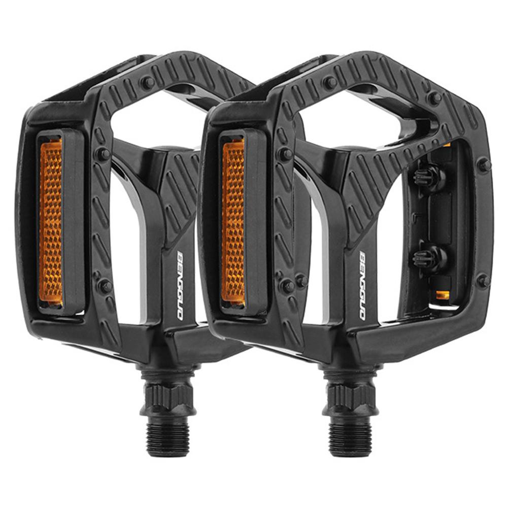 

Bike Flat Pedals Anti-Slip Safety Warning Pedals Waterproof MTB Bike Accessories