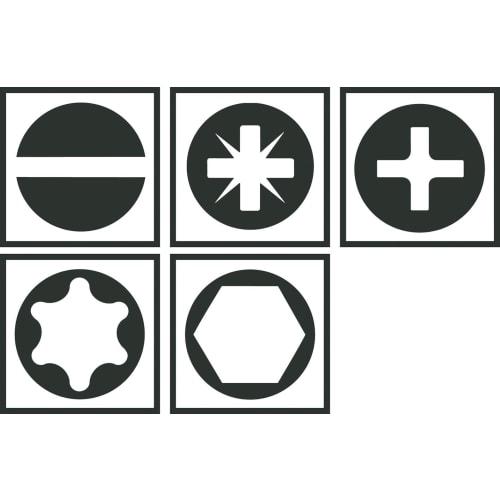 BOSCH Multi-Driver & Socket Set 2607017375 (W X H X D) 120 X 90 X 35mm