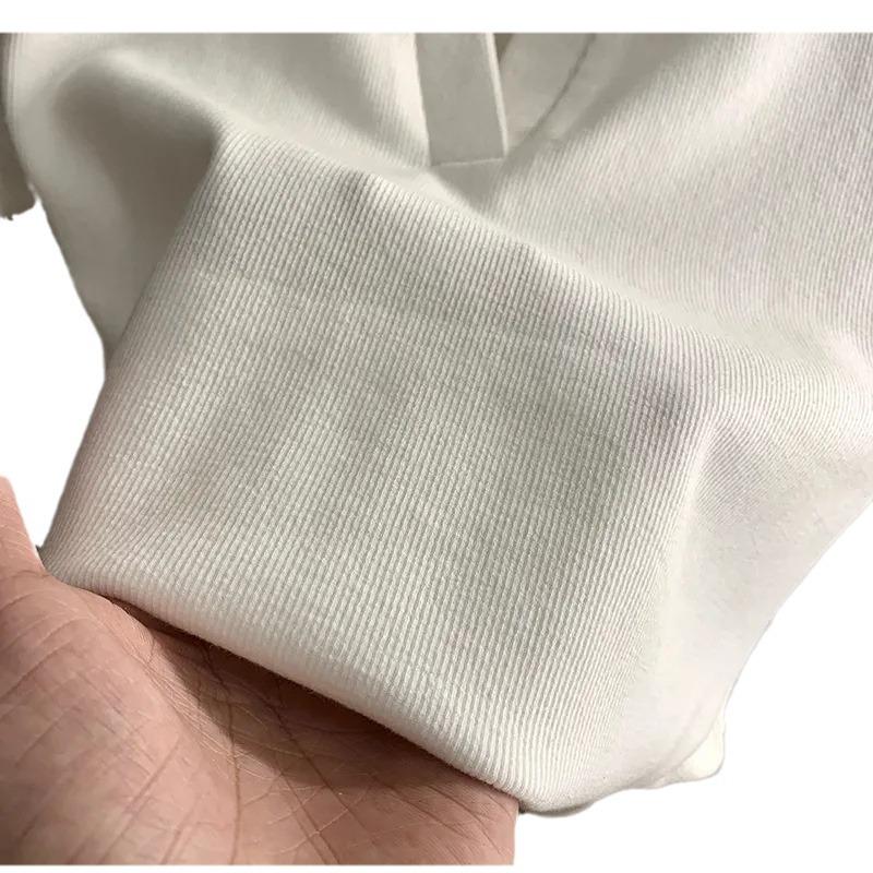 Women's Slim Fit Hot Girl Style Threaded Polo T-Shirt - Short-Sleeved & Cropped for Summer