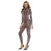 Women Men Animals Snake Python 3D Printed Jumpsuit Adults Halloween Cosplay Costume for Dancing Party Dress Up