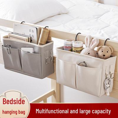 Bolsa de Armazenamento para Cabeceira de Dormitório: Organizador de Cama de Faculdade para Celular e Lanches