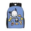 P-Pochaccoes Backpacks for Women Men School College Student Bookbag Fits 15 Inch Laptop Dog Cartoon Bags