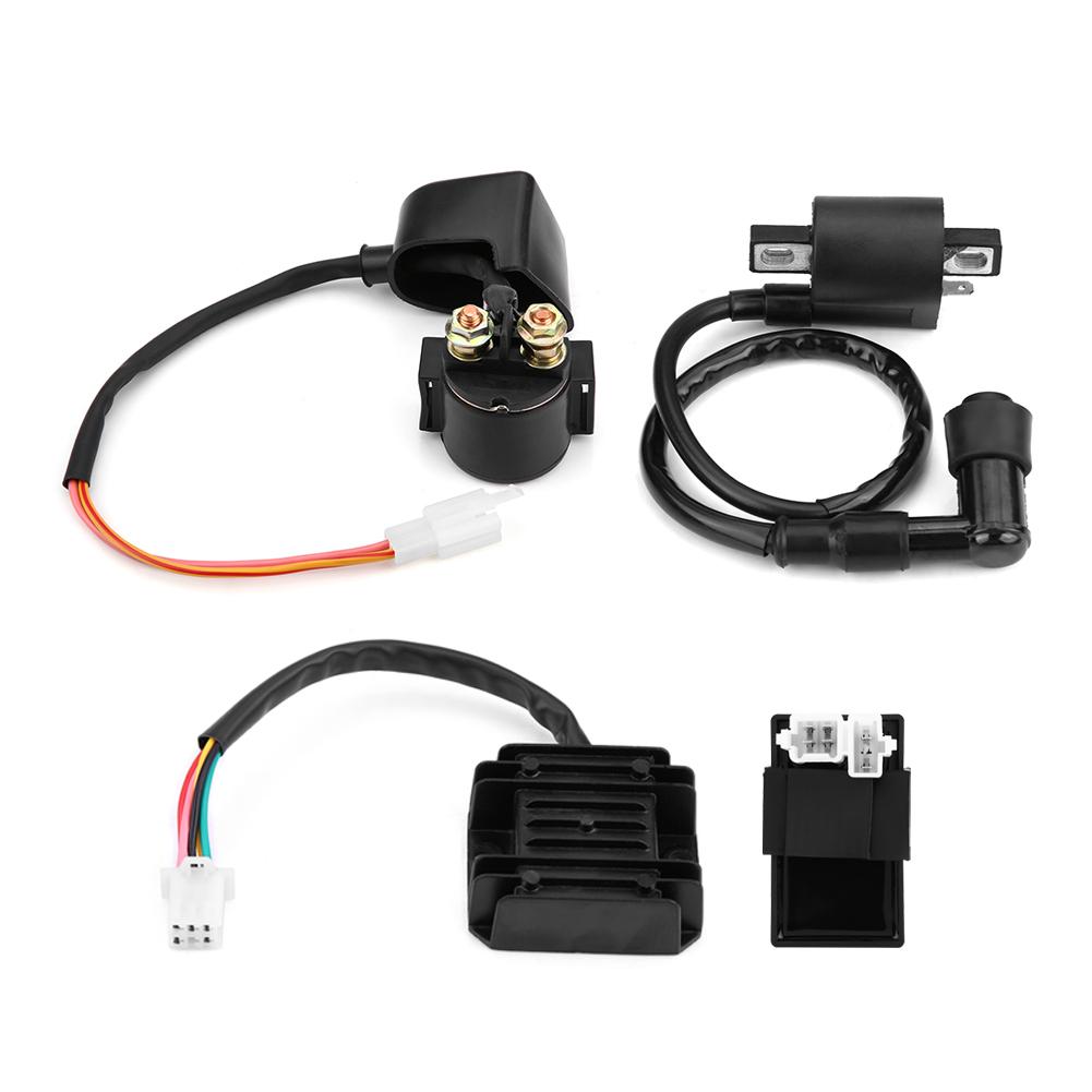 Coil CDI Unit  Rectifier Regulator  Solenoid for 150cc 250cc PIT Quad Dirt Bike ATV Buggy