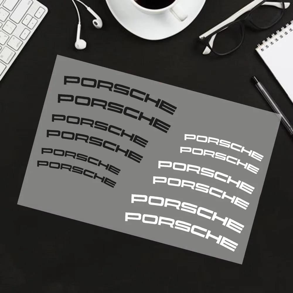 Nieuw Voor Porsche Cayenne Panamera Macan 911 Taycan Boxster Auto Accessoires Auto Remklauw Badge Sticker Embleem Stickers