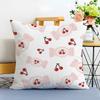 sweet pink candy Cushion Cover Washable Linen comfort Soft  for Sofa Bed Cozy Home Room Decor