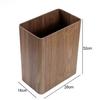 Simple Rectangular Garbage Can Wooden Storage Bucket Wastebasket Creative Home Kitchen Trash Can Home Cleaning Tools Accessories