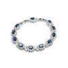 2026 Zircon Bracelet, Versatile Fashion Light Luxury Men's and Women's Gold-plated Crystal Bracelet, Jewelry Silver Jewelry.