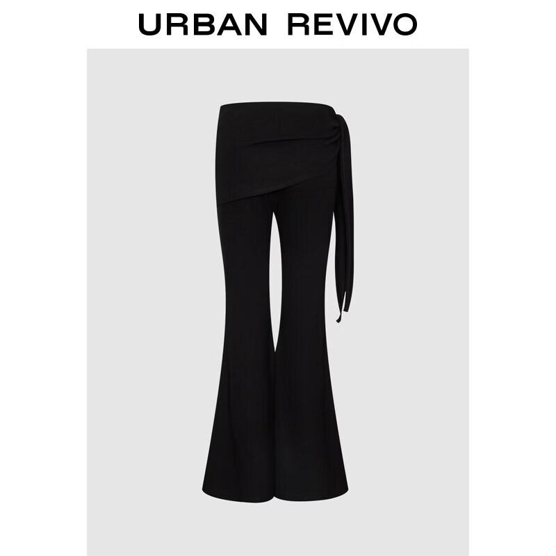 UR2026 Women's High-Waist Faux Two-Piece Bandage Leggings