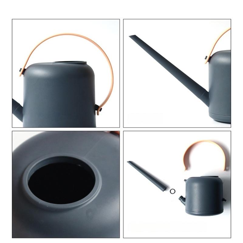 Plastic Watering Can 1800ml for Indoor Plant and Outdoor Garden with Long Spout and Detachable Handle