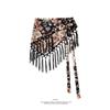 Foulard da vita boho con frange Cintura Raffinata Ricamata Frange Sciarpa per fianchi Cintura Nappa Primavera Estate