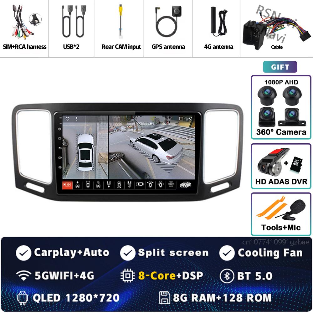 Android 14 Carplay Car Radio For Volkswagen VW Sharan 2012 - 2018 Multimedia Video Player Navigation GPS Stereo DVD Head Unit BT