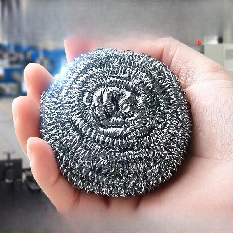 Nekvalitní drátěnka z nerezové oceli Čisticí kartáč na mytí nádobí Nepoškodí ruce. Hrnec Kartáč Absorpční Čisticí Míček