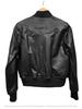 Black Women Soft Leather Jacket Bomber Style Genuine Lambskin Motorcycle Biker