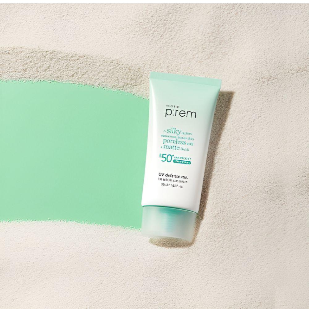 Make P:REM UV Defense Me No Sebum Sunscreen SPF50+ PA++++ Oil Control Matte Sun Cream 50ml