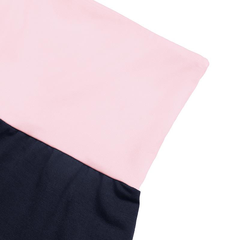 2026 Summer Sweet Cool Two-Piece Set: Color-Block Bandeau Vest and Casual Pants