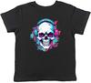 Fones de Ouvido Caveira Crianças Meninos Bebê Crianças Camiseta Dj Música Gótica Punk Emo Infantis Meninos Meninas Presente