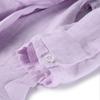 Diosn Long Sleeve Pajama Double Gauze with Plum Embroidery and Open Perfect for and Travel Size M Women's Set, Lace, Front, 100% Cotton, Spring,