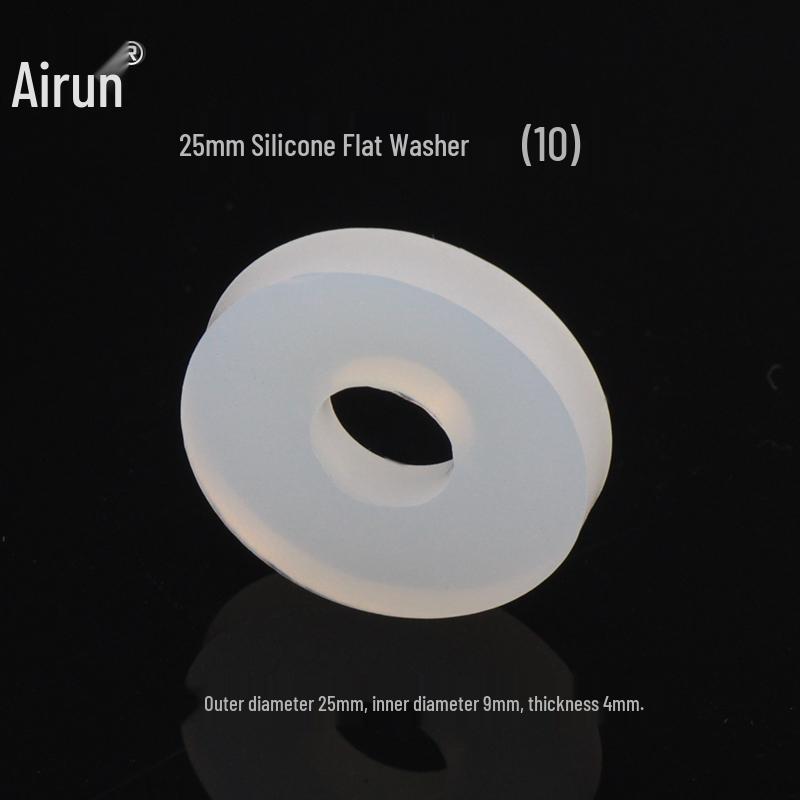 Silicone 4-Point Mesh Sealing Ring and Flat Washer for 6-Point Water Heater, Faucet, Pipe, Hose, and Shower Head (1-Inch)