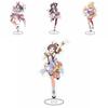 Hololive Vtuber Akrylowy Stojak Urocza Dekoracja Biurka z Fubuki Okayu Ayame Subaru Matsuri