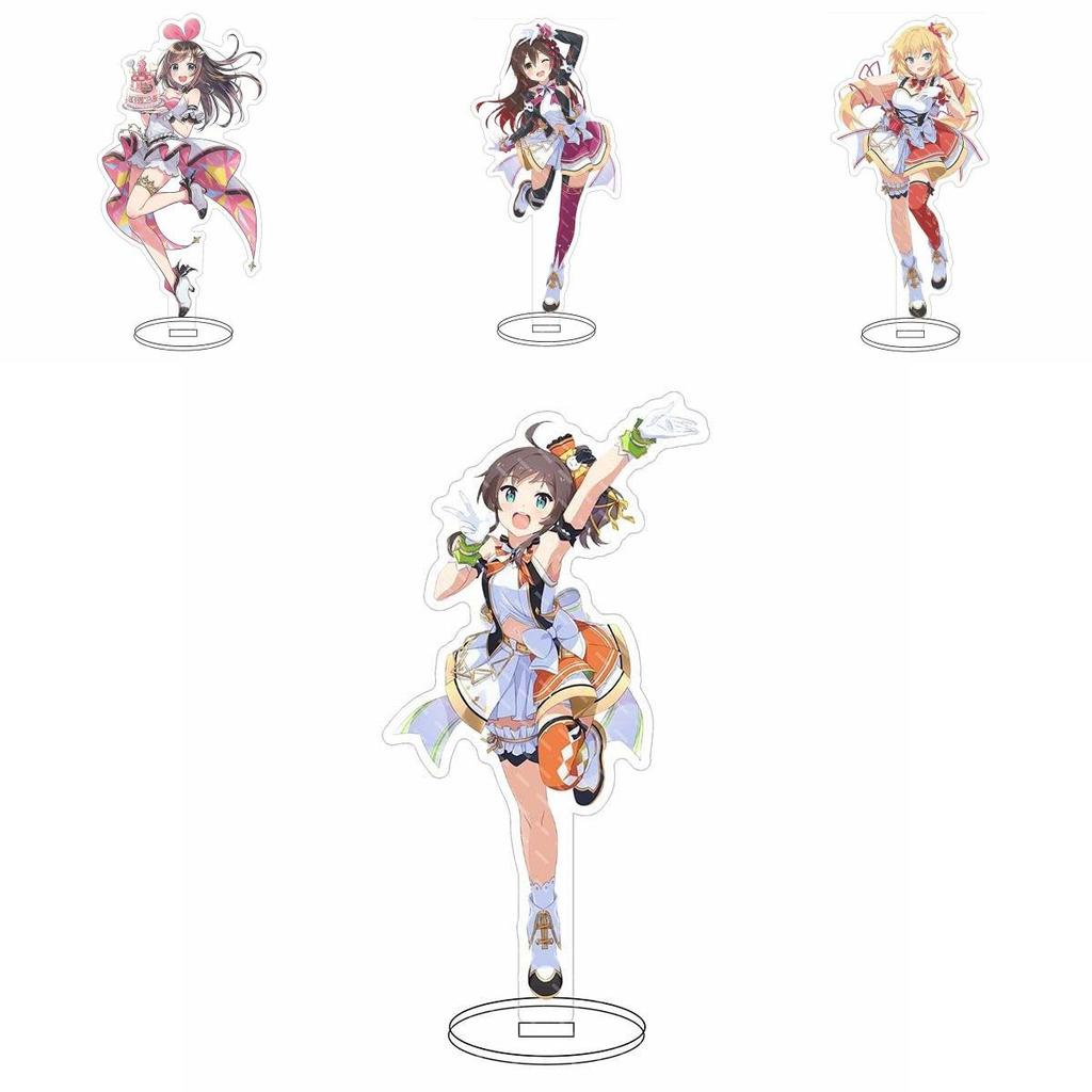 Hololive Vtuber Akrylowy Stojak Urocza Dekoracja Biurka z Fubuki Okayu Ayame Subaru Matsuri