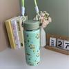 Cartoon Thermos Cup 304 Stainless Steel with Lanyard - Cute, Portable for Kids