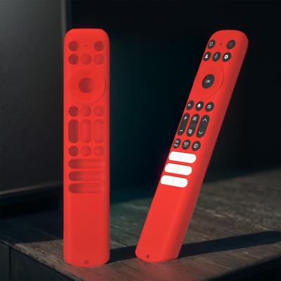 Silicone Cover with Lanyard Protective Case Anti Slip Television Remote Cover for TCL Q6 Q7 QM8 S4 S3 Series TV Remote Control
