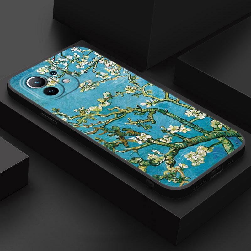 Van Gogh Almond Blossoms Sunflower Starry Phone Case For Xiaomi 14T 13T 12T 11T 14 Pro 12 Lite Poco X3 X5 X6 M5 F5 F6 Pro Cover