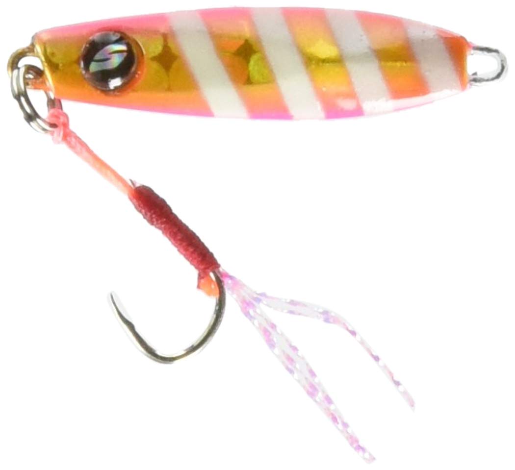 

AbuGarcia Micro Jig Flat 3g Side Pink Zebra Metal Jig Small Metal Jig SSMJF3-SDPKZ