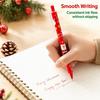 20pcs Christmas Themed Push-Type Ballpoint Pen Set, 0.5mm Black Ink, Suitable for School and Daily Office Stationery, Great Christmas Holiday Gift