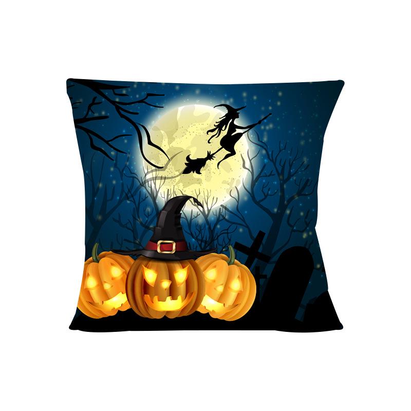 Copricuscino da divano zucca di Halloween nordico