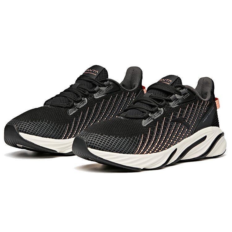 Anta Running Collection Low Top Running Shoes Women's Black Red White 12945555-2