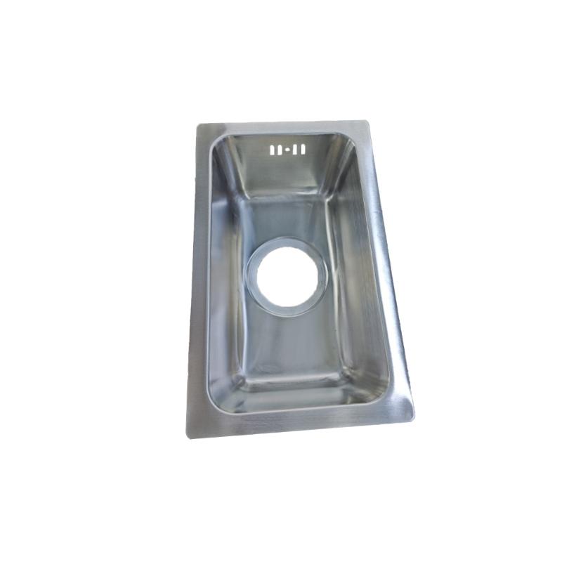 

Stainless Steels Square Sink Single Basin Dishwashing Pool Bathroom Hand Wash Basin Sink for Restaurants and Studios 1
