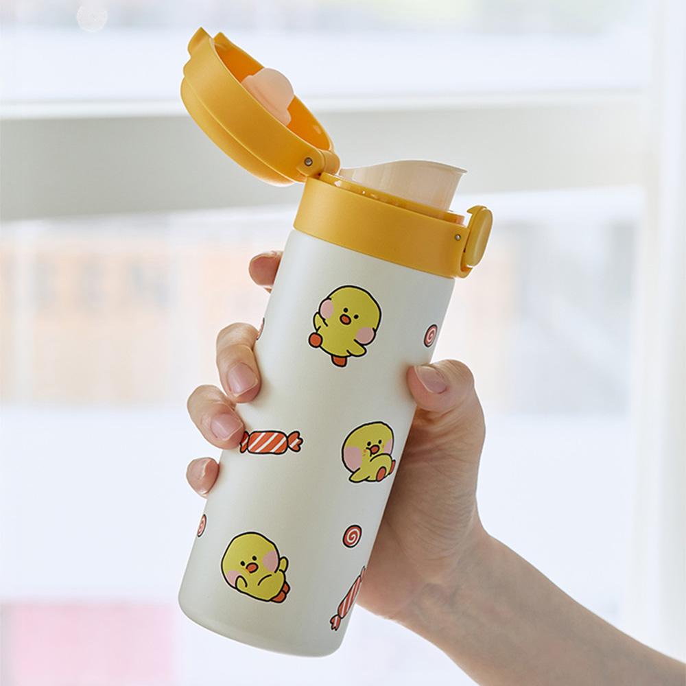 LINE FRIENDS Minini Sallini Pattern One-Touch Tumbler (420ml)